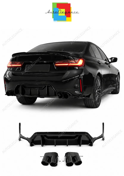 💕 Diffusore Posteriore Adatto per BMW G20 G21 LCI 23-25 M Performance 💕