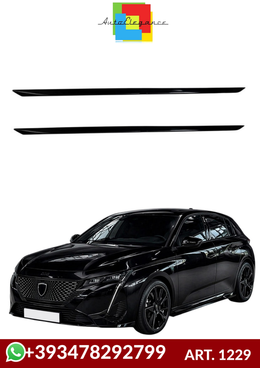 💕ART. 1229 MINIGONNE PEUGEOT 308 NERO LUCIDO 151CM (UNIVERSALI)💕