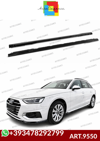 💕ART.9550  SOTTO MINIGONNE Audi A4 B9 Facelift NERO LUCIDO 💕