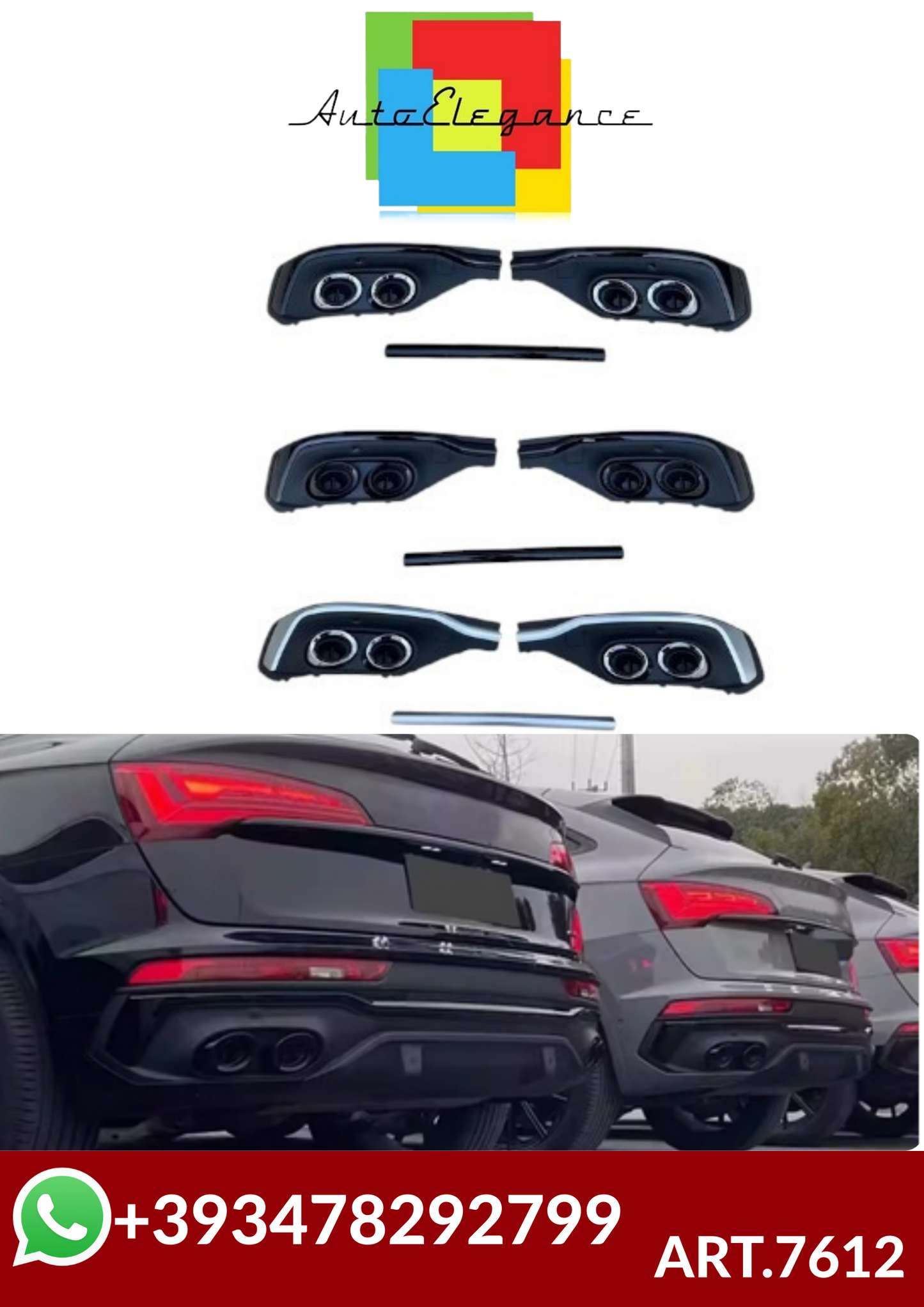 ART.7612 DIFFUSORI  Audi Q5  2020-2023