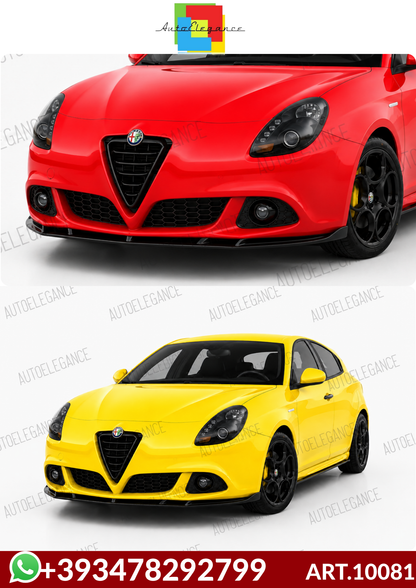 💕ART.10081 SPLITTER  ALFA ROMEO  GIULIA  NERO  LUCIDO 💕