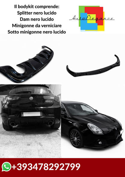 💕Bodykit Giulietta look Veloce splitter + dam + minigonne 💕