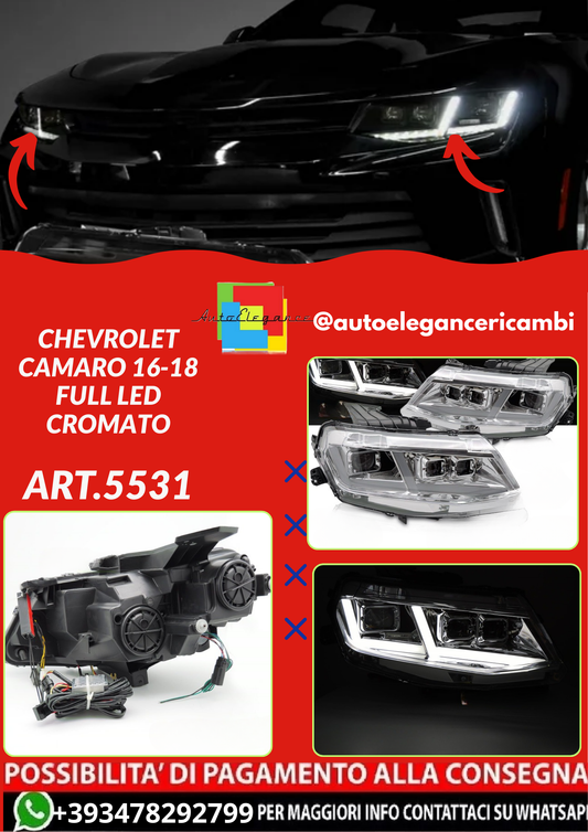 ART.5531 CHEVROLET CAMARO 16-18 FULL LED CROMATO