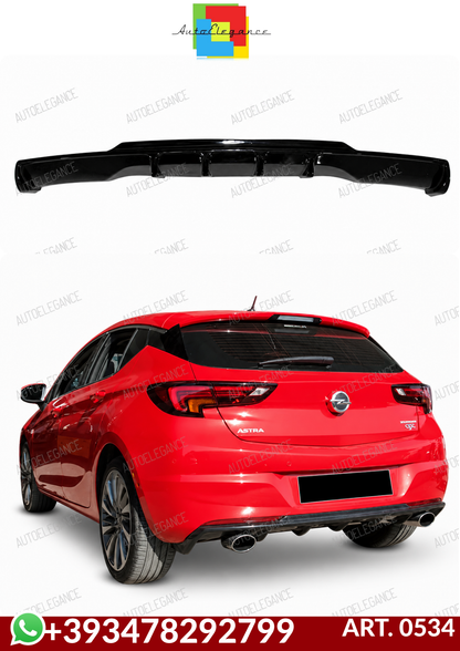 💕ART. 0534 DIFFUSORE OPEL ASTRA K 2015-2021 LOOK RIEGER NERO LUCIDO💕 (Copia)