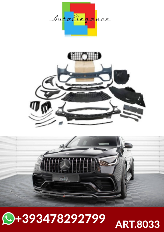 💕ART.8033 PARAURTI ANTERIORI Mercedes X253 C253 GLC 2020-2022 look AMG GLC63 💕