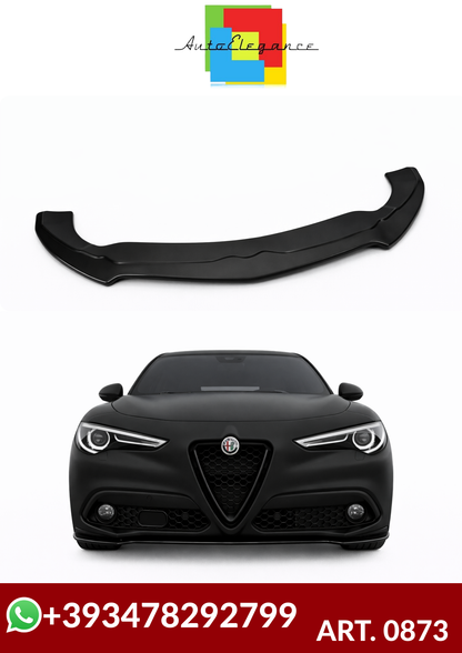 💕ART. 0873 SPLITTER ALFA ROMEO STELVIO 2016+ NERO OPACO💕