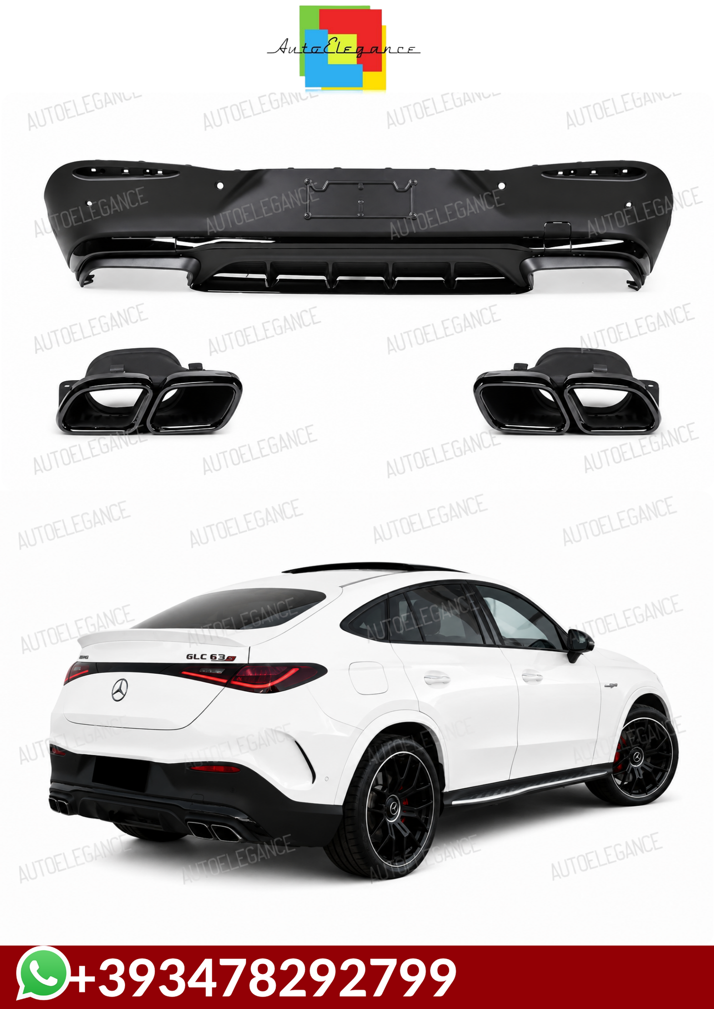 💕DIFFUSORI  MERCEDES GLC C254 AMG 2022+💕