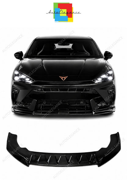 💕 ART.2145 SPLITTER ADATTO PER CUPRA Leon MK1 Facelift 2024+ NERO LUCIDO 💕