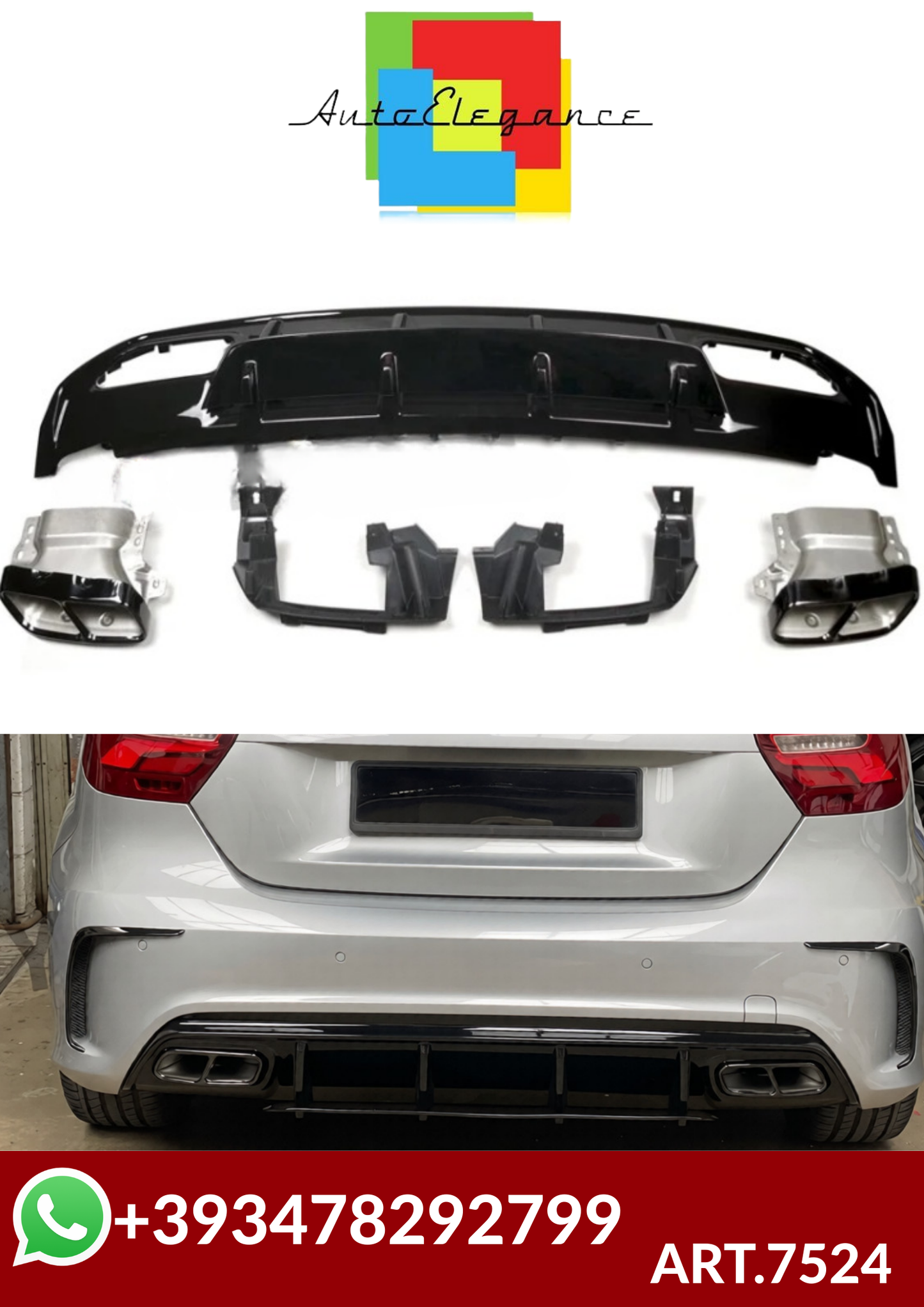 ART.7524  DIFFUSORI MERCEDES  CLASSE A  W176