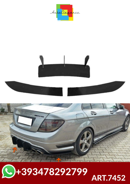 ART.7452  SPLITTER POSTERIORI  MERCEDES CLASSE C W204 2007 - 2014