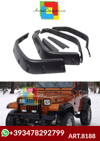 💕ART.8188 PARAFANGHI ALLARGATI Jeep Wrangler  4x4  1997-2006  💕