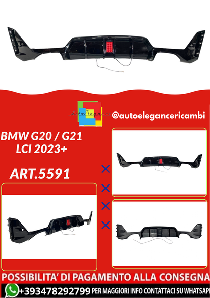 ART.5591 DIFFUSORI BMW G20 / G21 LCI 2023+