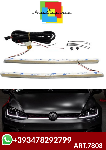 💕ART.7808 LED GRIGLIA VW GOLF VII MK7.5 GTI GTD R 2017-2020💕