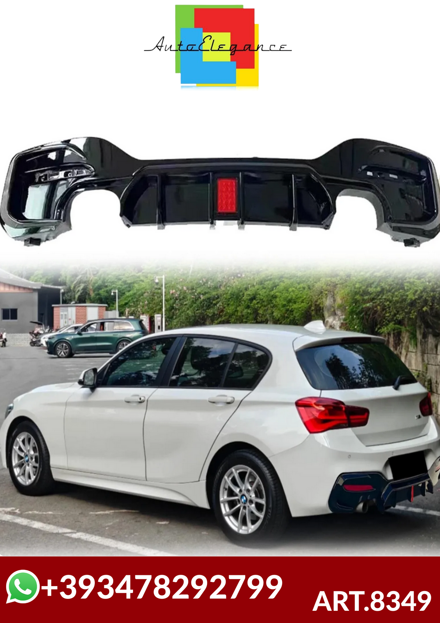 💕ART.8349 DIFFUSORI  BMW SERIE  1 F20 2015-2019💕