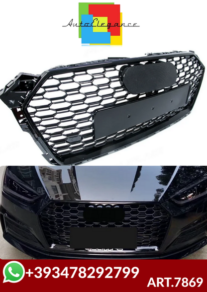 💕ART.7869  GRIGLIA  Audi A5 B9 2017-2019 S5 RS5 NERO LUCIDO 💕