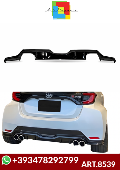 💕ART.8539 DIFFUSORI Toyota Yaris 2021 Look GR 2 Uscite doppio nero  lucido 💕