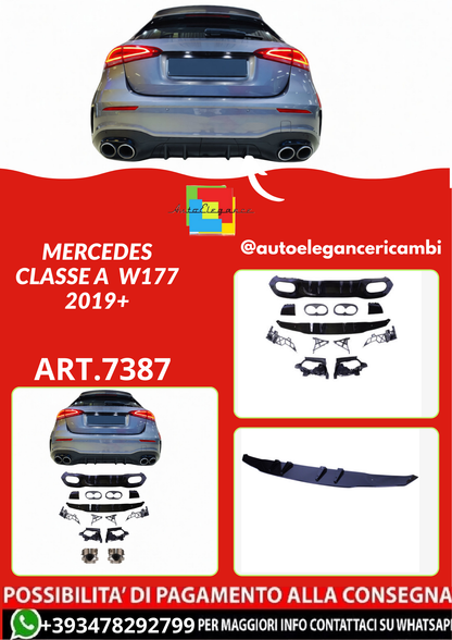 ART.7387 DIFFUSORI  MERCEDES  CLASSE A  W177 2019+
