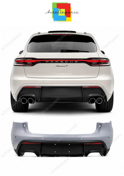 💕 Paraurti Posteriore Adatto per Porsche Macan 14-18 Look Turbo 2023 💕