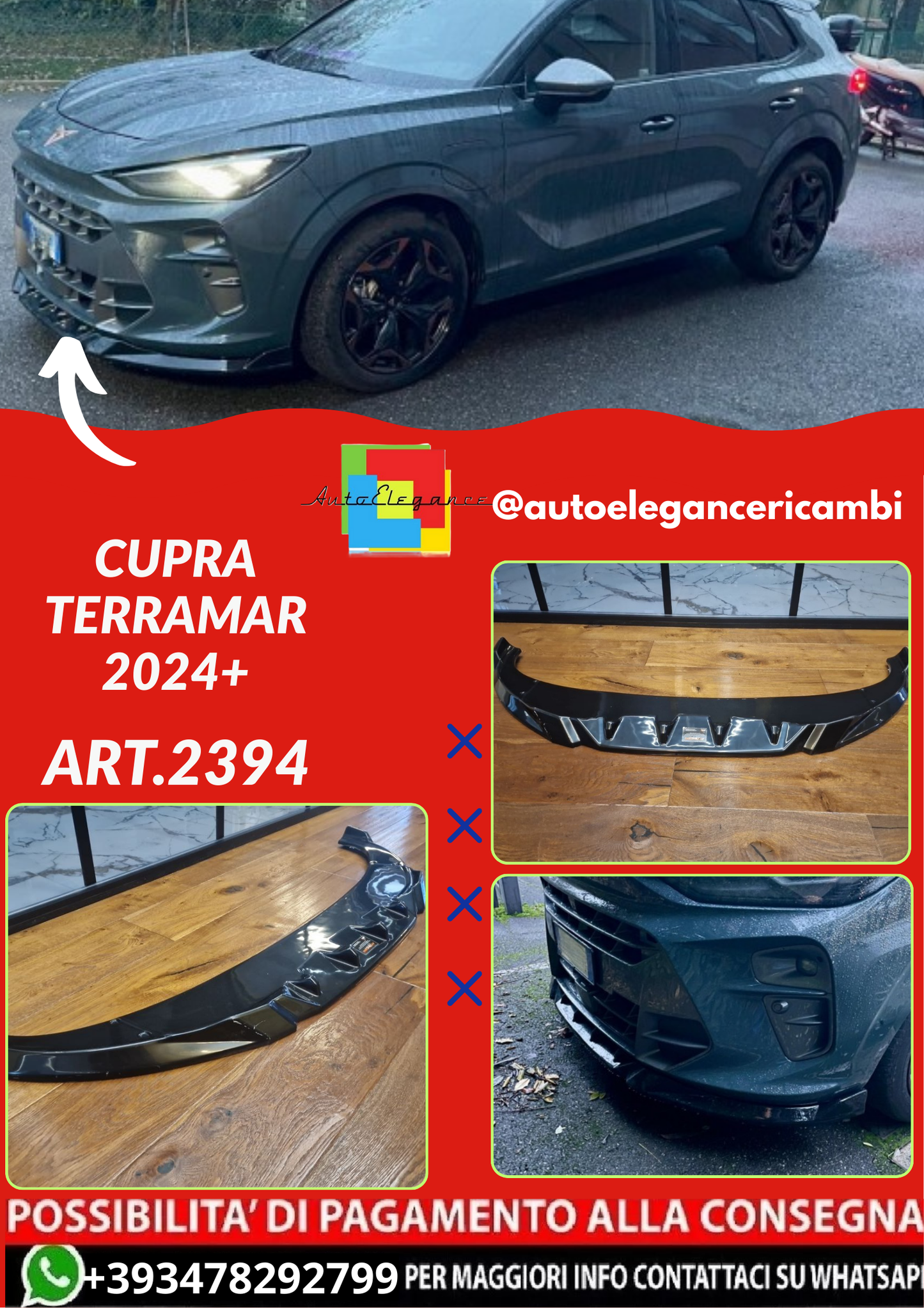 ART.2394  SPLITTER CUPRA TERRAMAR 2024+