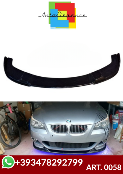 ART. 0058 SPLITTER BMW SERIE 5 E60 E61 NERO LUCIDO