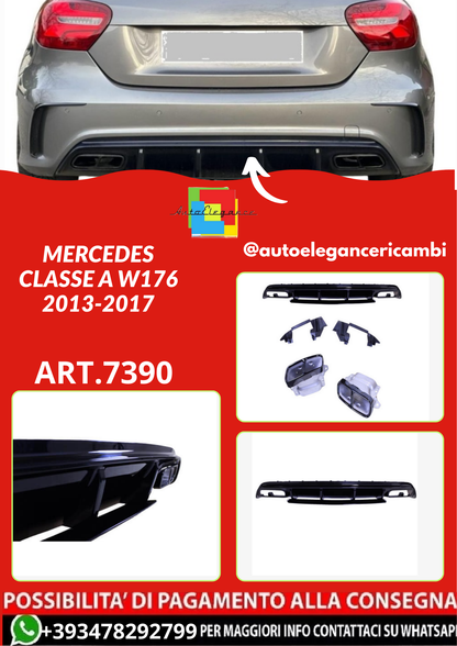 ART.7390  DIFFUSORI MERCEDES CLASSE A W176 2013-2017