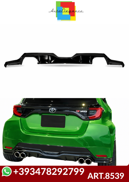 💕ART.8539 DIFFUSORI Toyota Yaris 2021 Look GR 2 Uscite doppio nero  lucido 💕