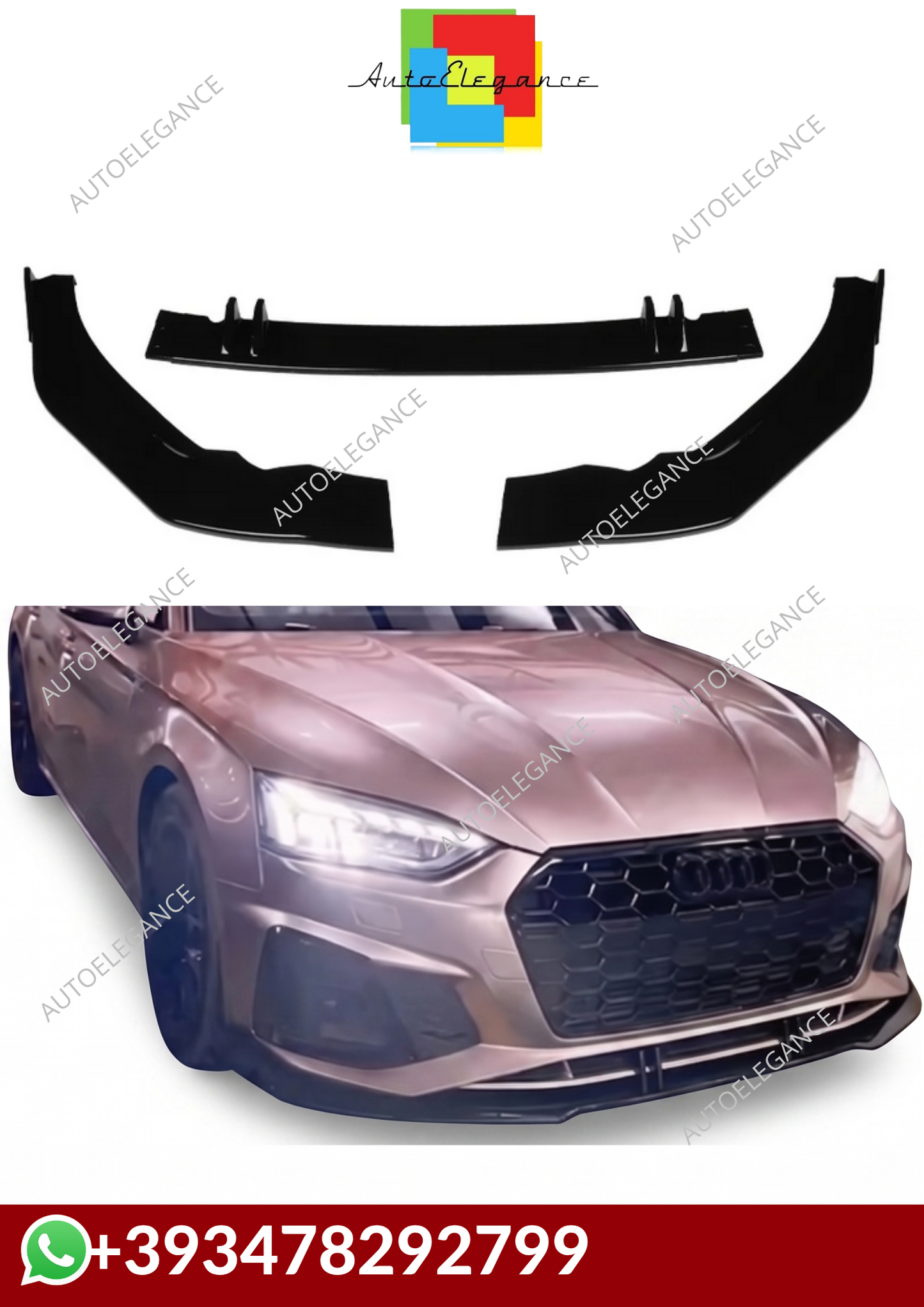 💕SPLITTER  Audi A5 S5 Sportback/Coupe/Cabriolet S-LINE 2019-2024💕