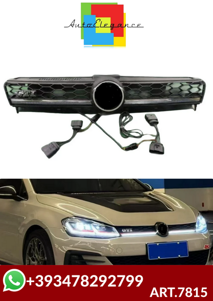 💕ART.7815  GRIGLIA CON LED VW Golf 7 7.5 MK7 💕