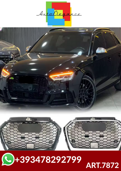 💕ART.7872 GRIGLIA Audi A3 S3 8V 17-19 RS3 Style💕