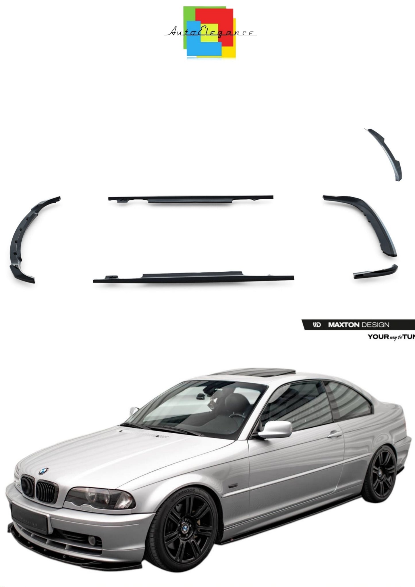 💕Bodykit adatto per BMW 3 Coupe E46💕