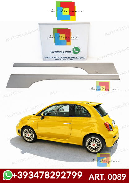 💕ART. 0089 MINIGONNE FIAT 500 LOOK S SPORT GREZZE (162cm) 💕