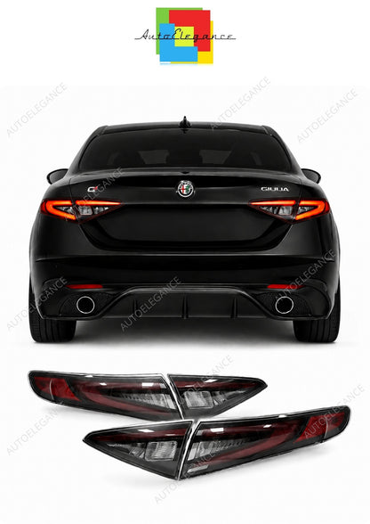 💕 Fanali Posteriori Adatto per Alfa Romeo Giulia 15+ LED Rossi 💕
