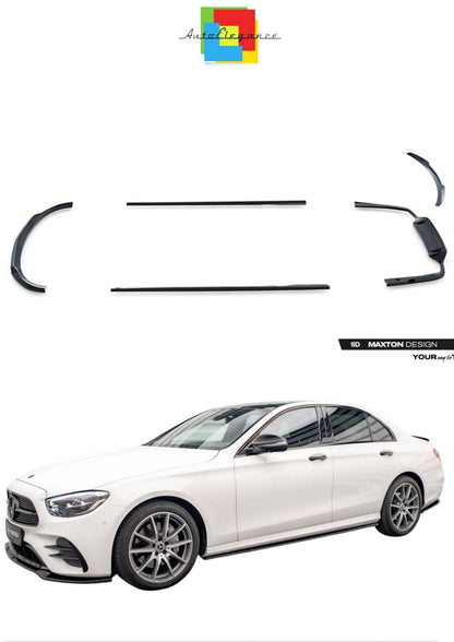 SPLITTER SUITABLE FOR VW GOLF 8 GTI GTD RLINE LOOK GLOSSY BLACK SPORTY DESIGN 