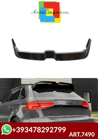 ART.7490   SPOILER AUDI A3 2013-2020 CARBOON LOOK
