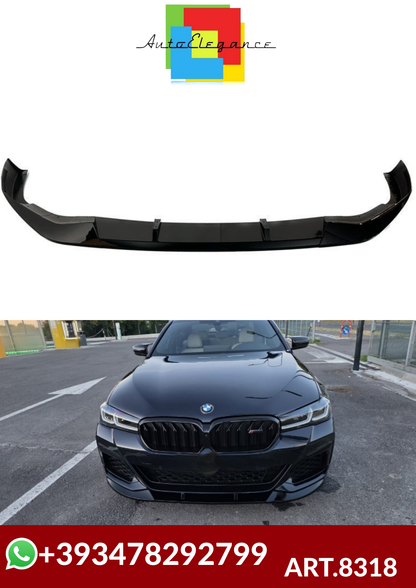 💕ART.8318  SPLITTER Bmw 5 G30,G31 LCI 20-23 M-Sport NERO LUCIDO💕