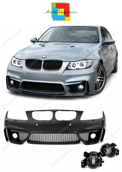 💕 Paraurti Anteriore Adatto per BMW E90 E91 LCI 08-12 Look M4 PDC 💕