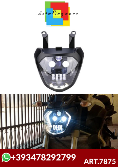 💕ART.7875 FARO MOTO FULL FULL LED YAMAHA MT07 Headlight FZ07 2014 -2017 DRL💕