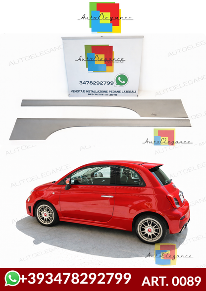 💕ART. 0089 MINIGONNE FIAT 500 LOOK S SPORT GREZZE (162cm) 💕