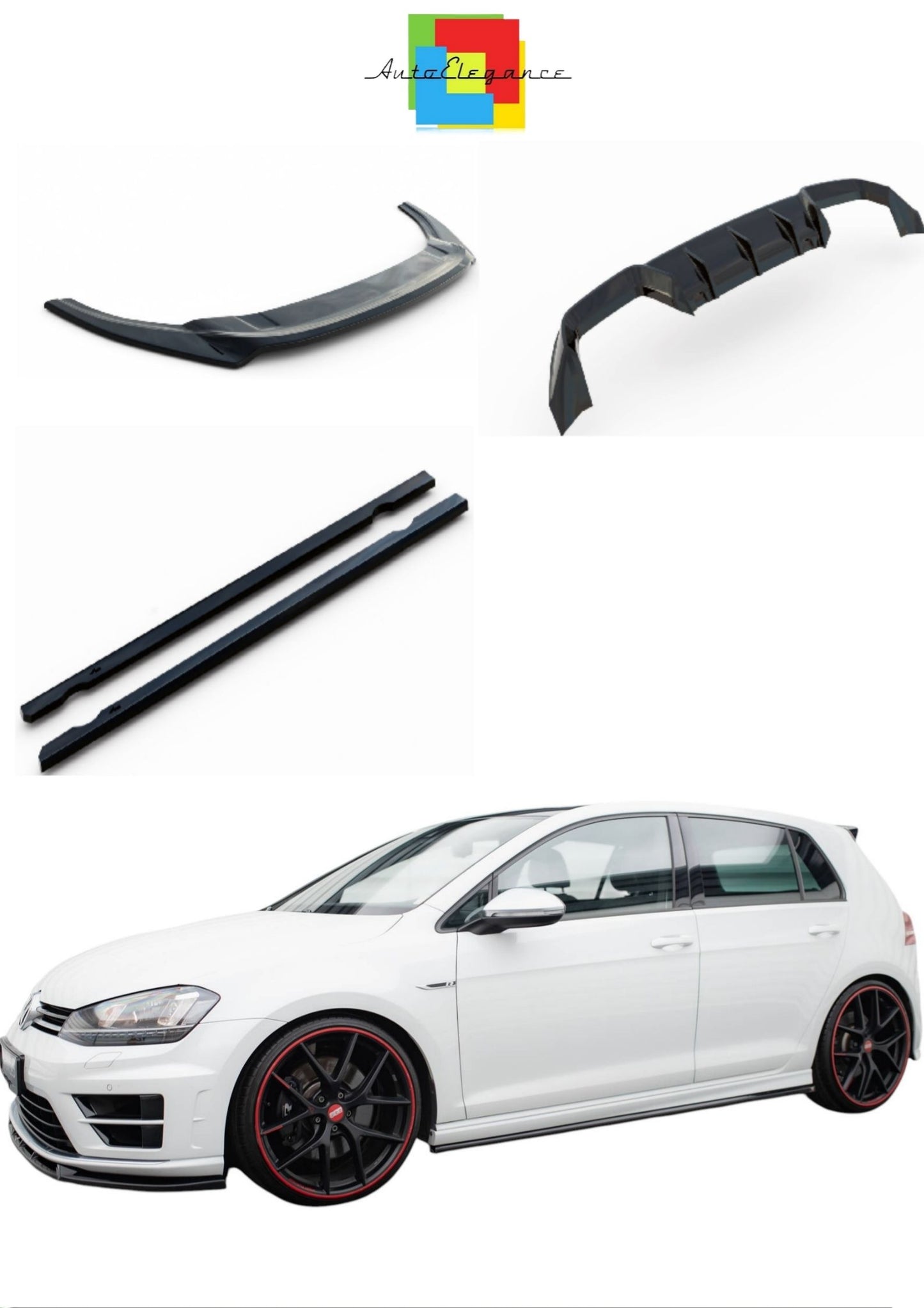 💕Bodykit adatto per  Volkswagen Golf R Hatchback Mk7💕