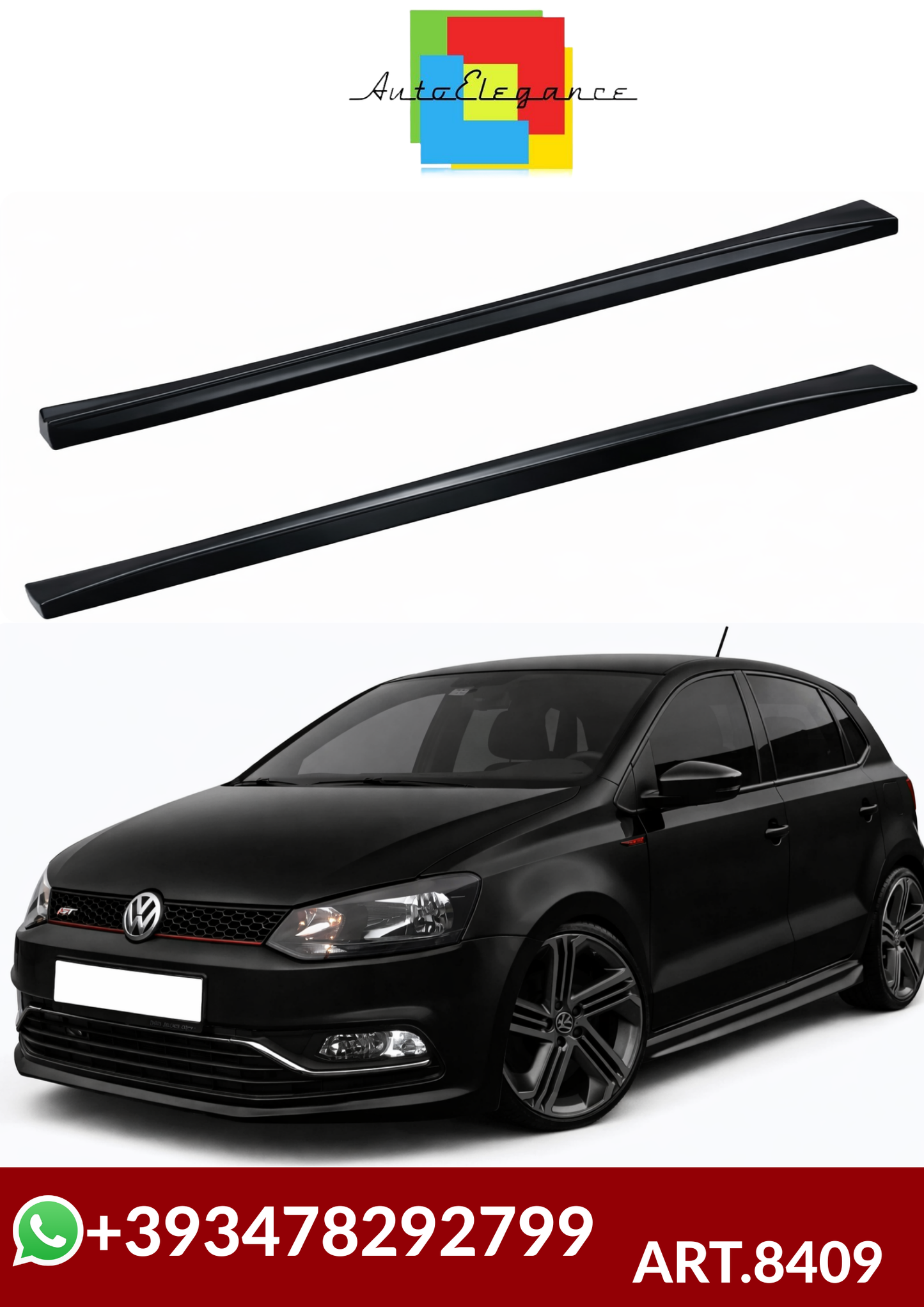 💕ART.8409  MINIGONNE Polo Mk6 2018+ 💕