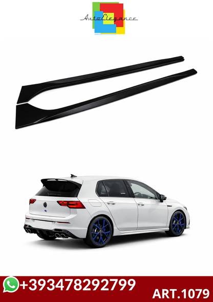💕ART.1079 MINIGONNE VW GOLF 8 LOOK R NERO OPACO (TOP)💕