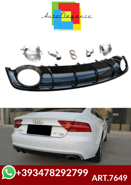 ART.7649  DIFFUSORI AUDI A7 2009-2018 RS7 Style