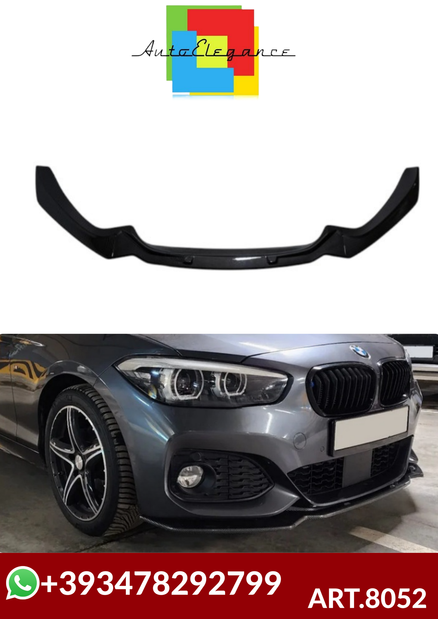 💕ART.8052 SPLITTER BMW F20 F21 M-Sport CARBONIO💕