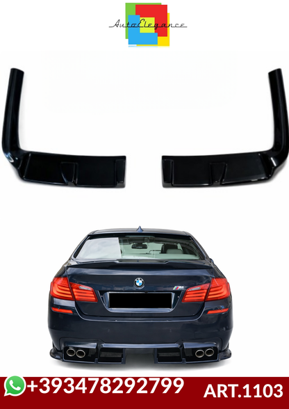 💕ART.1103 FLAP DIFFUSORE BMW SERIE 5 F10 F11 LOOK M5  NERO LUCIDO💕