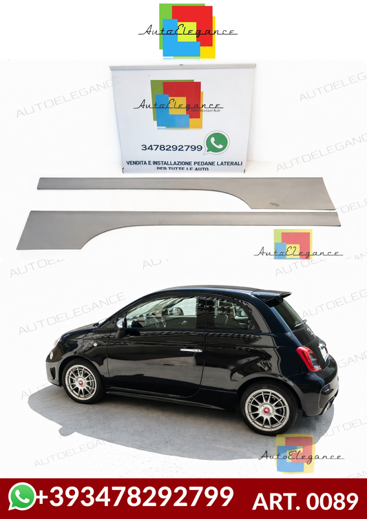 💕ART. 0089 MINIGONNE FIAT 500 LOOK S SPORT GREZZE (162cm) 💕