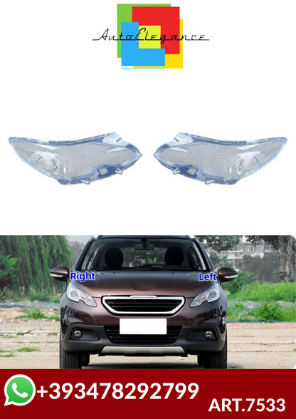 ART.7533 COVER FARI TRANSPARENT Peugeot 2008 2014~2018