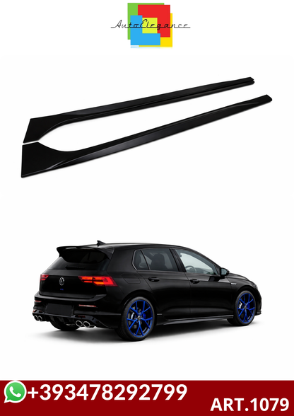 💕ART.1079 MINIGONNE VW GOLF 8 LOOK R NERO OPACO (TOP)💕