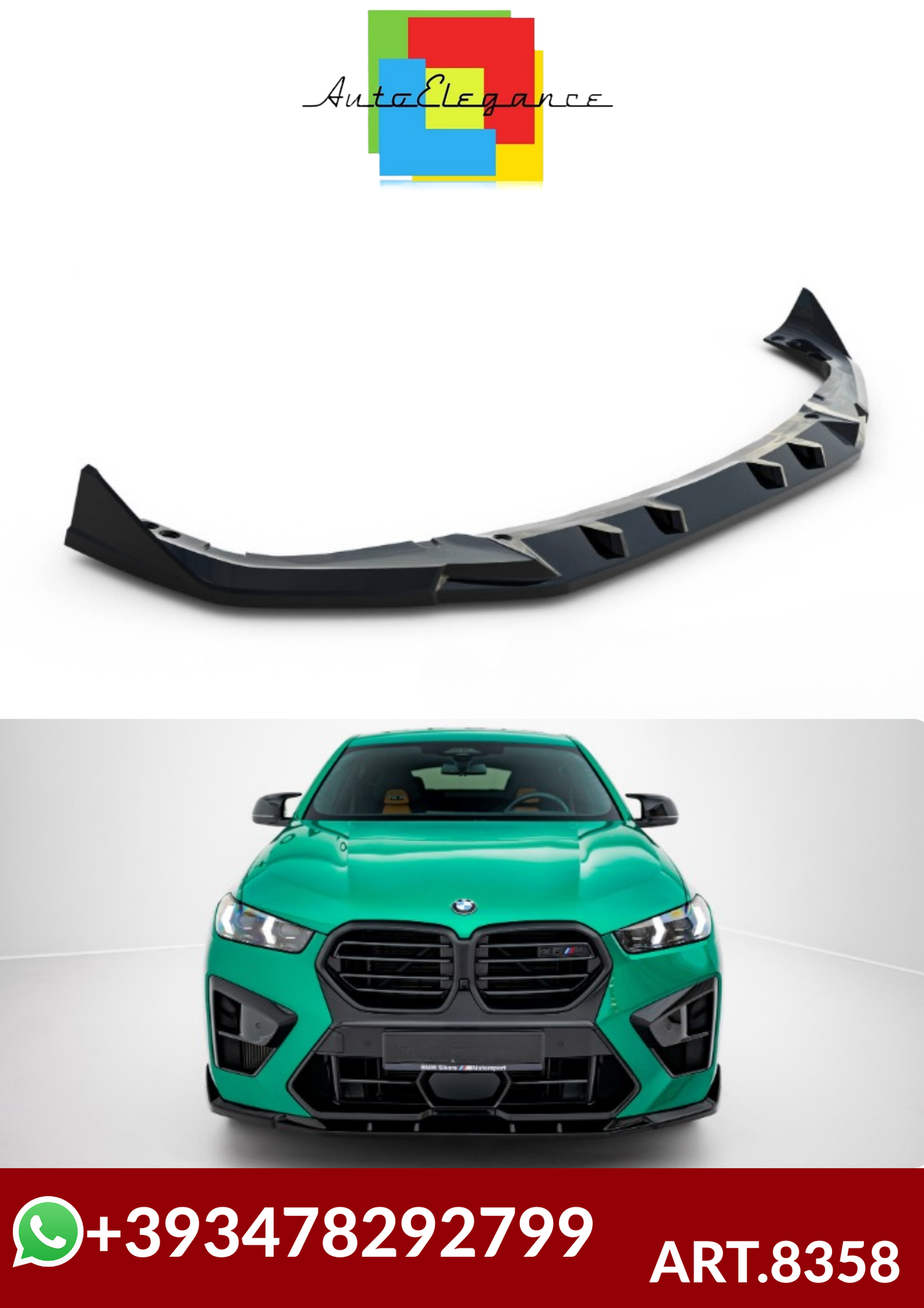 💕ART.8358 SPLITTER BMW X6 M F96💕