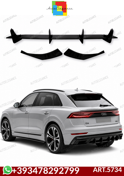 💕ART.5734  SPLITTER + FLAPS AUDI Q8 2018 - up💕