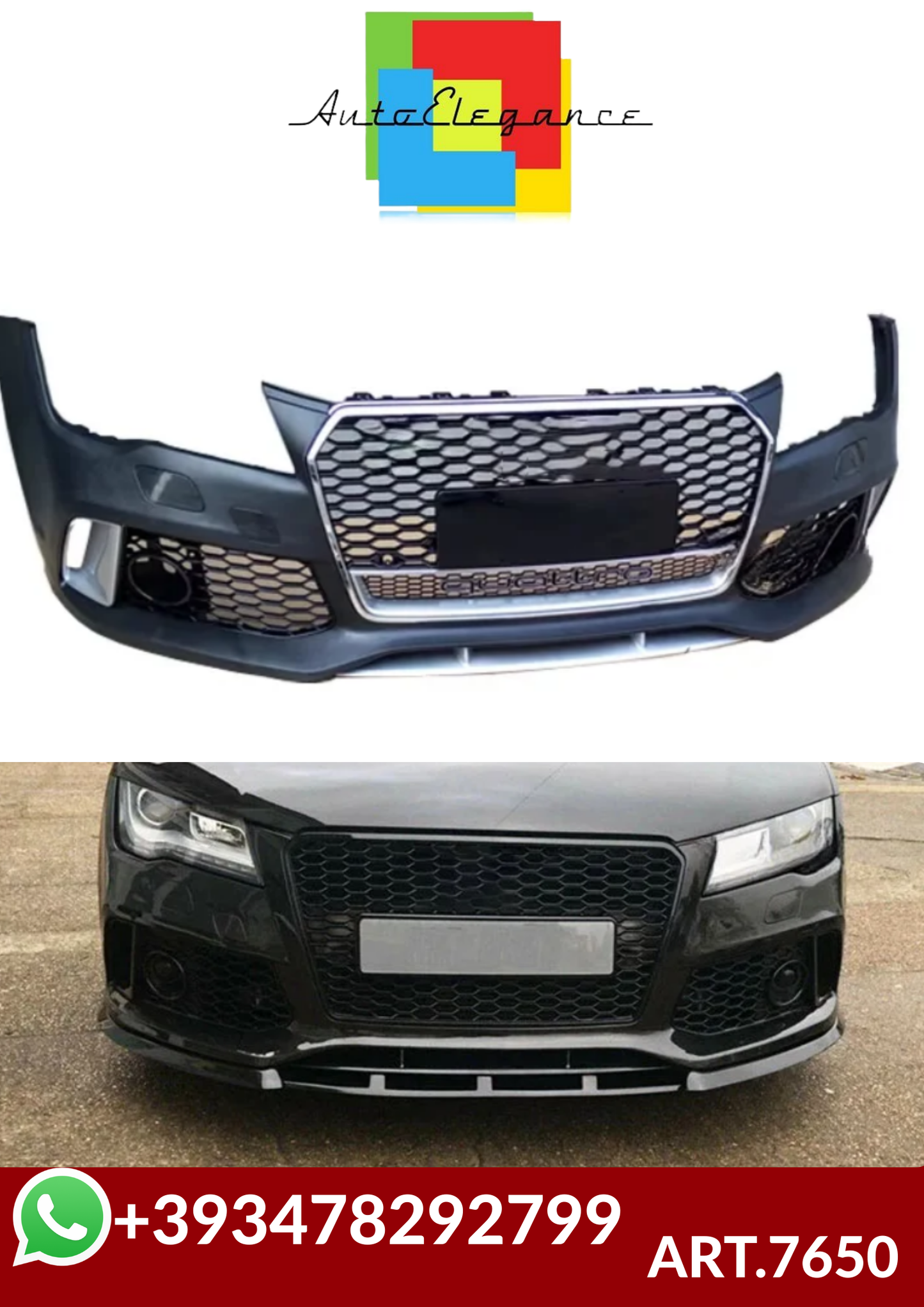 ART.7650  PARAURTI  ANTERIORI AUDI  A7 S7   2011- 2015
